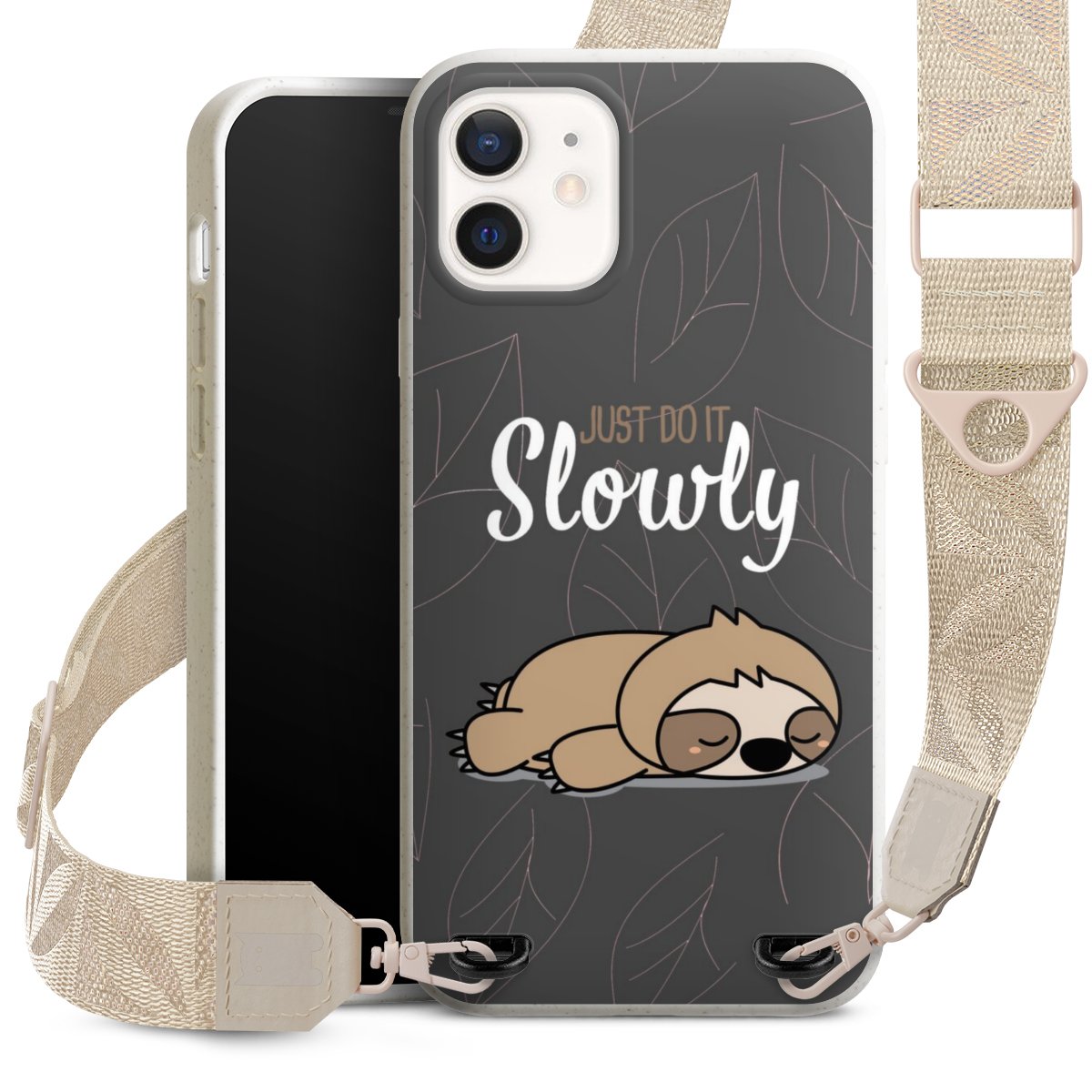 Just Do It Slowly Sloth Grey