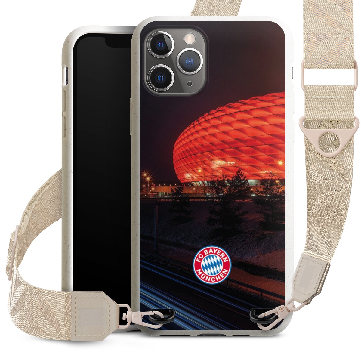 Allianz Arena bei Nacht FCB