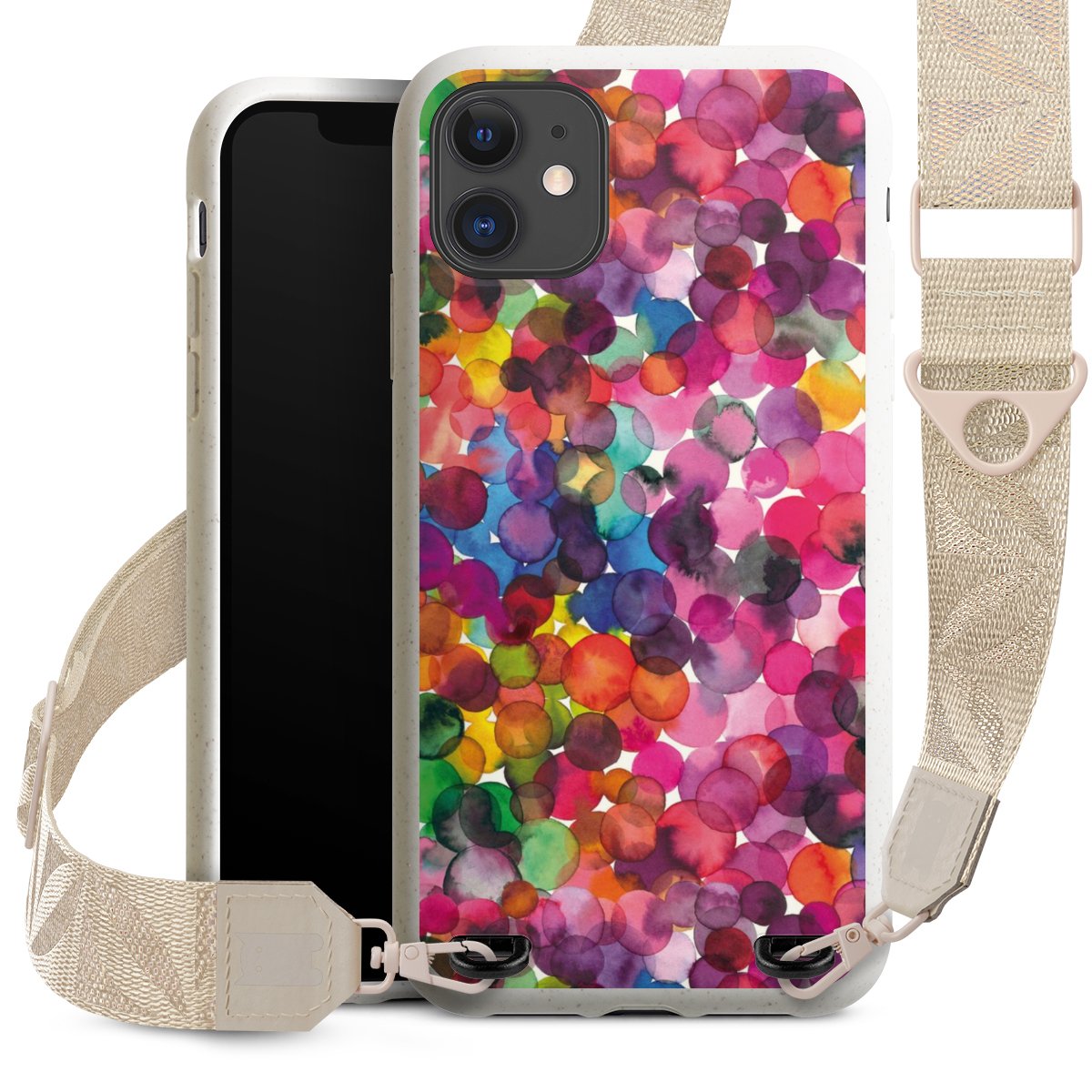 Punti acquerello sovrapposti