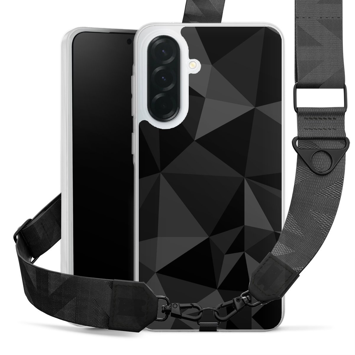 Motif Polygone Noir