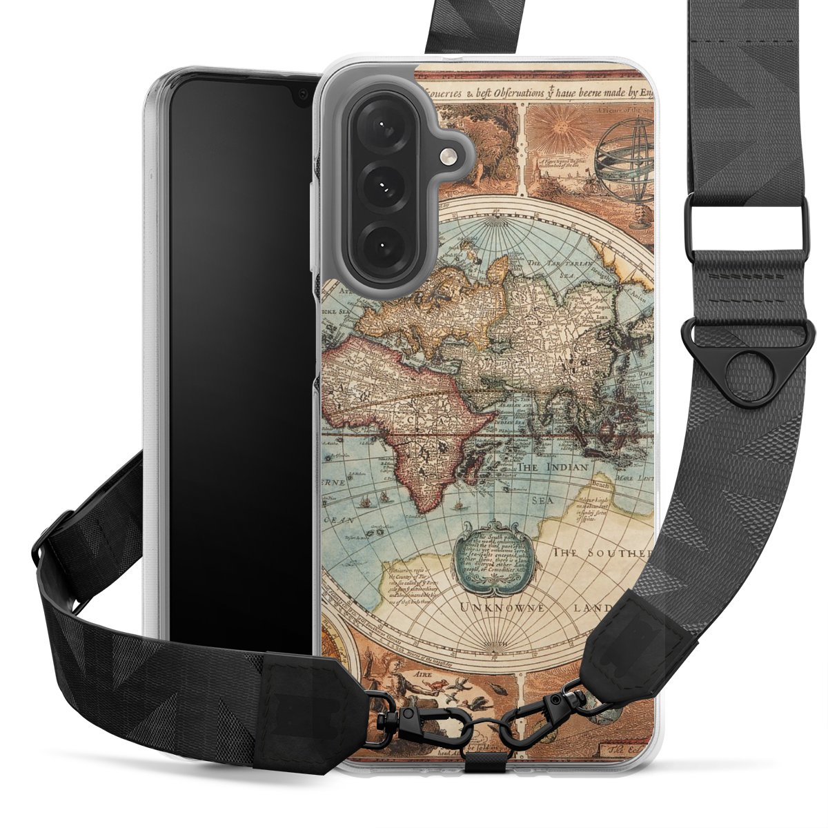 Mappa del mondo vintage