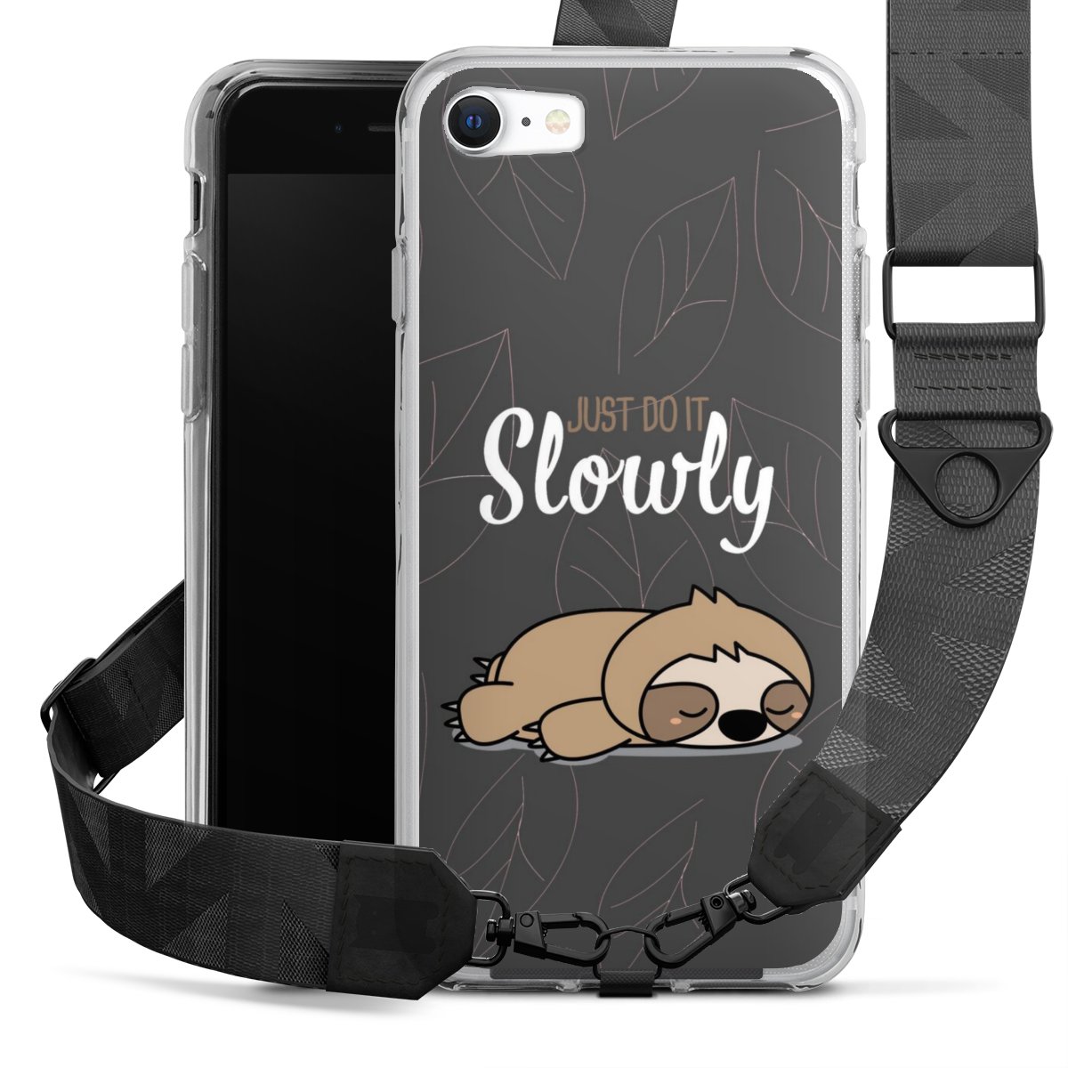 Just Do It Slowly Sloth Grey