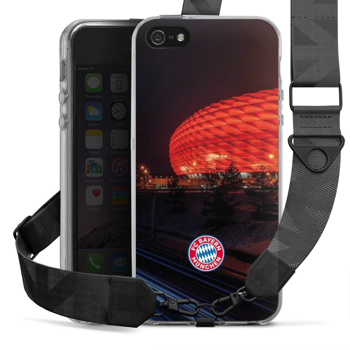 Allianz Arena bei Nacht FCB