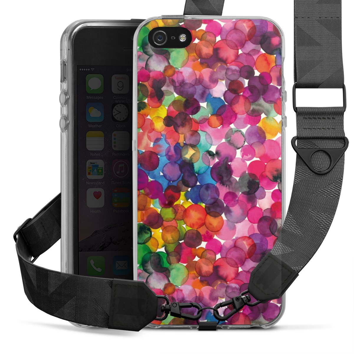 Punti acquerello sovrapposti