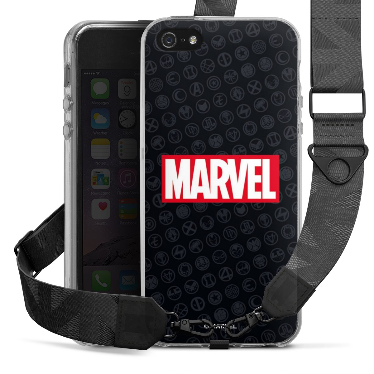 Marvel Logo Zwart Rood
