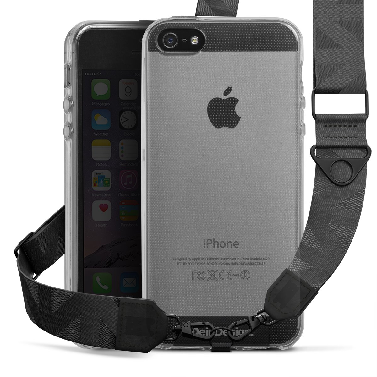 New Carry Case Transparent per Apple iPhone SE (2016-2019)