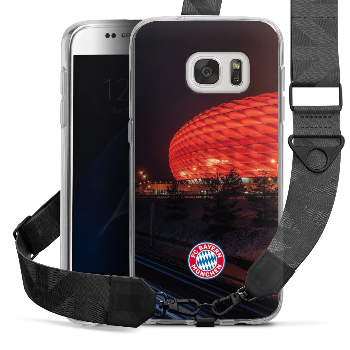 Allianz Arena bei Nacht FCB