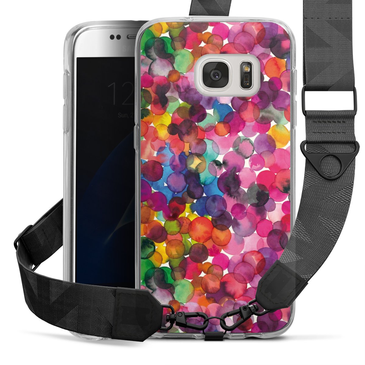 Punti acquerello sovrapposti