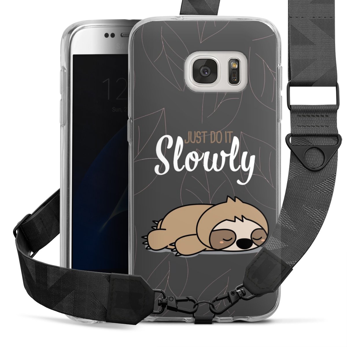 Just Do It Slowly Sloth Grey