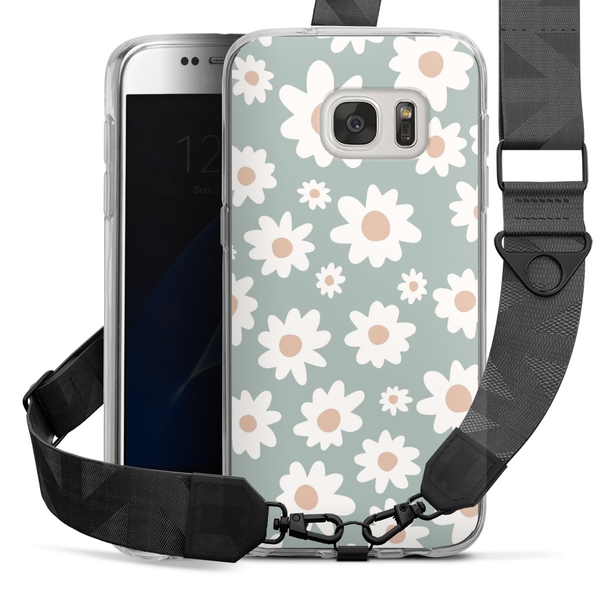 Gänseblümchen Muster grün