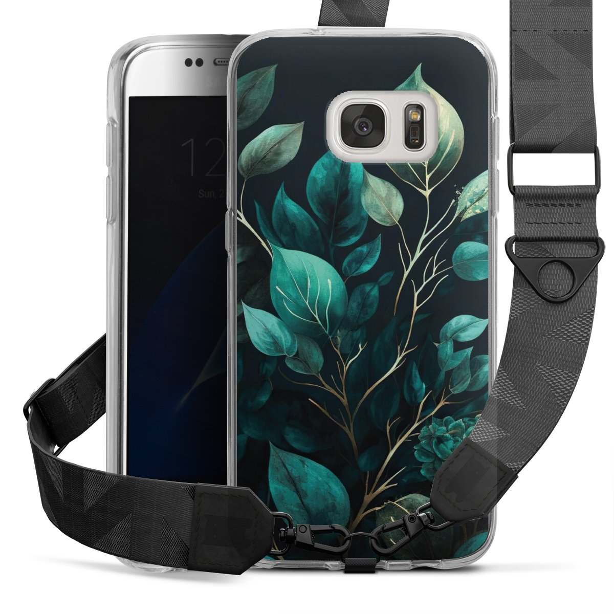 Eukalyptus dunkler Hintergrund