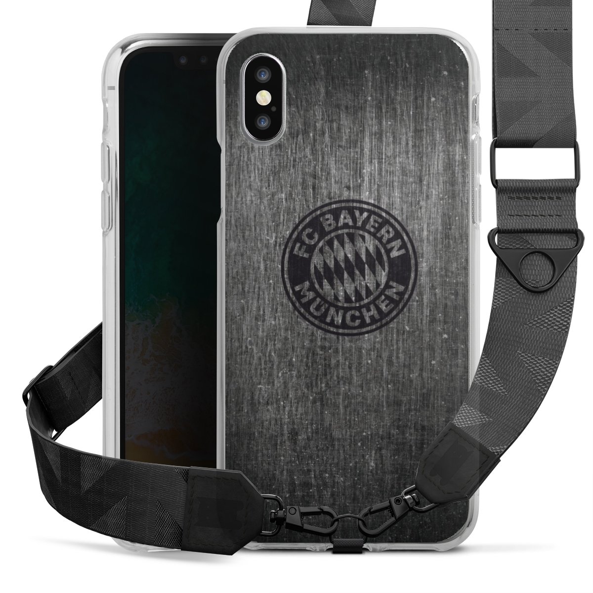 Metalllook FCB Logo einfarbig