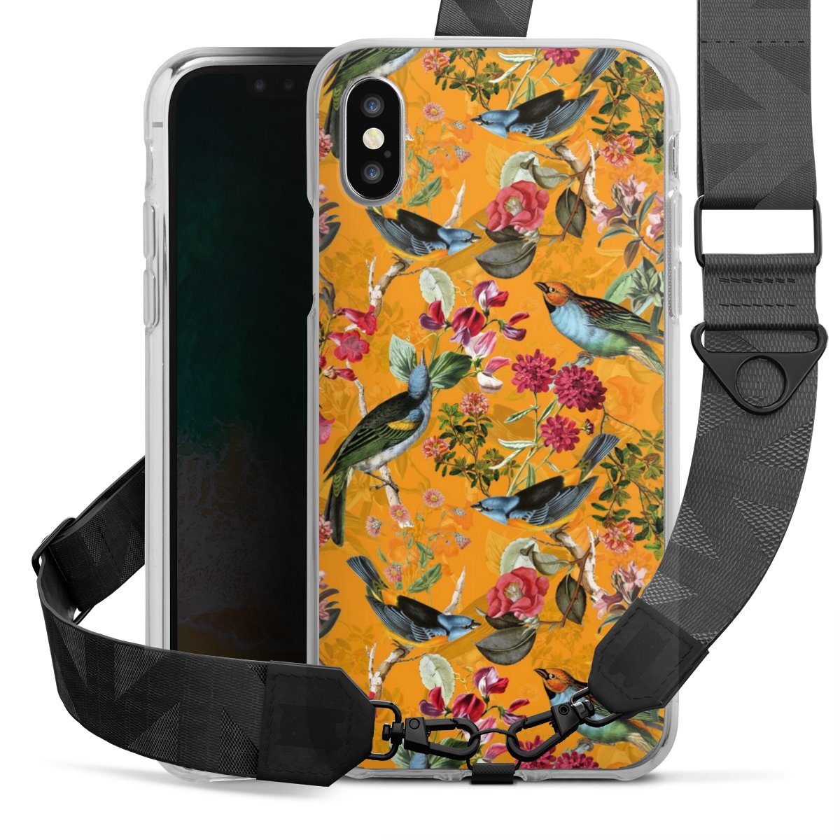 Vogels Bloemen Behang