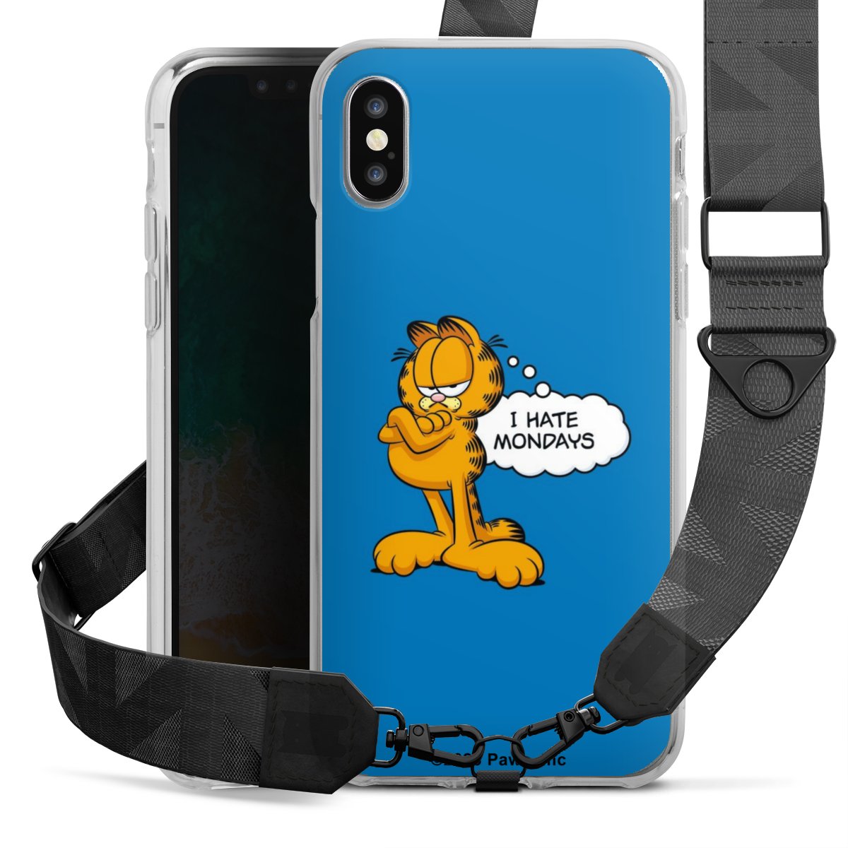 Garfield Ik haat maandagen blauw