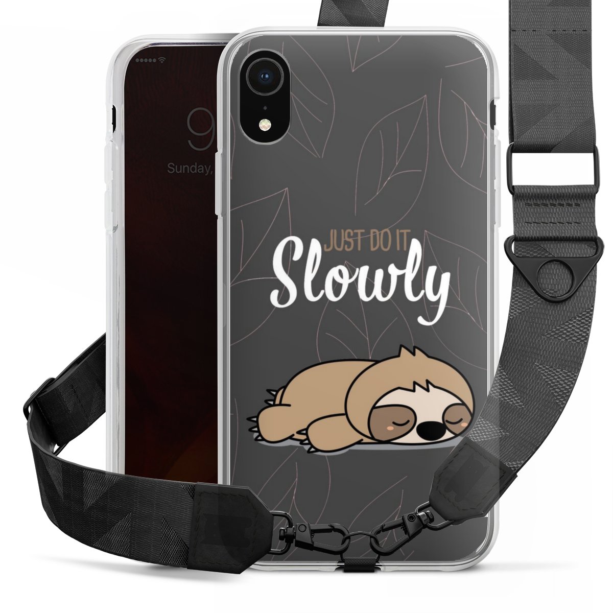 Just Do It Slowly Sloth Grey