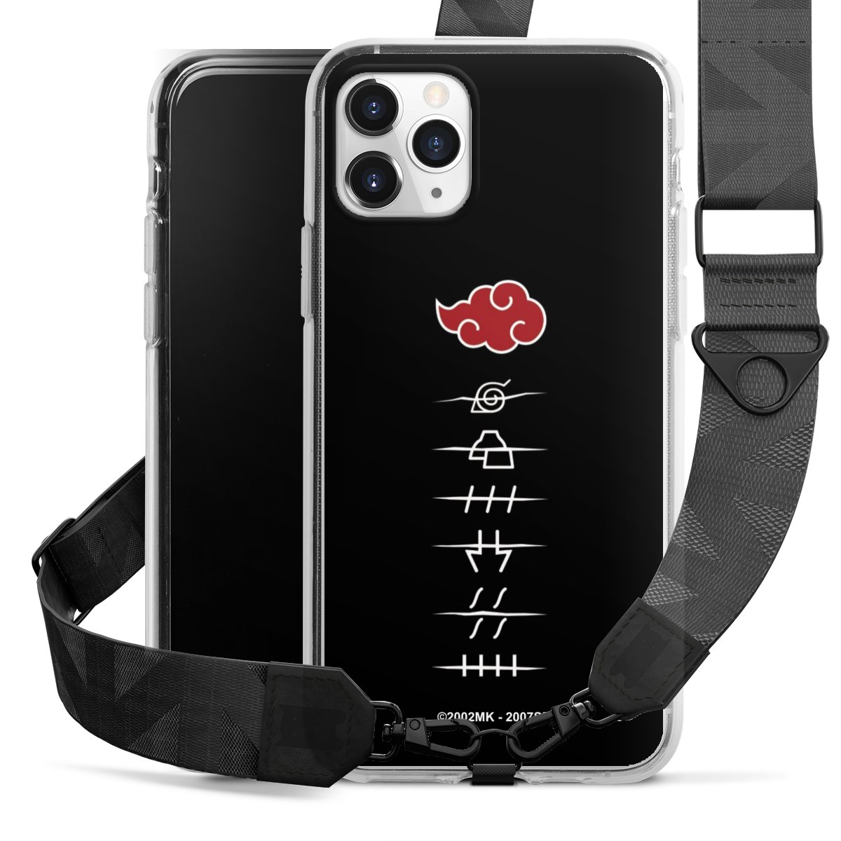 Symboles des membres de l'Akatsuki noirs