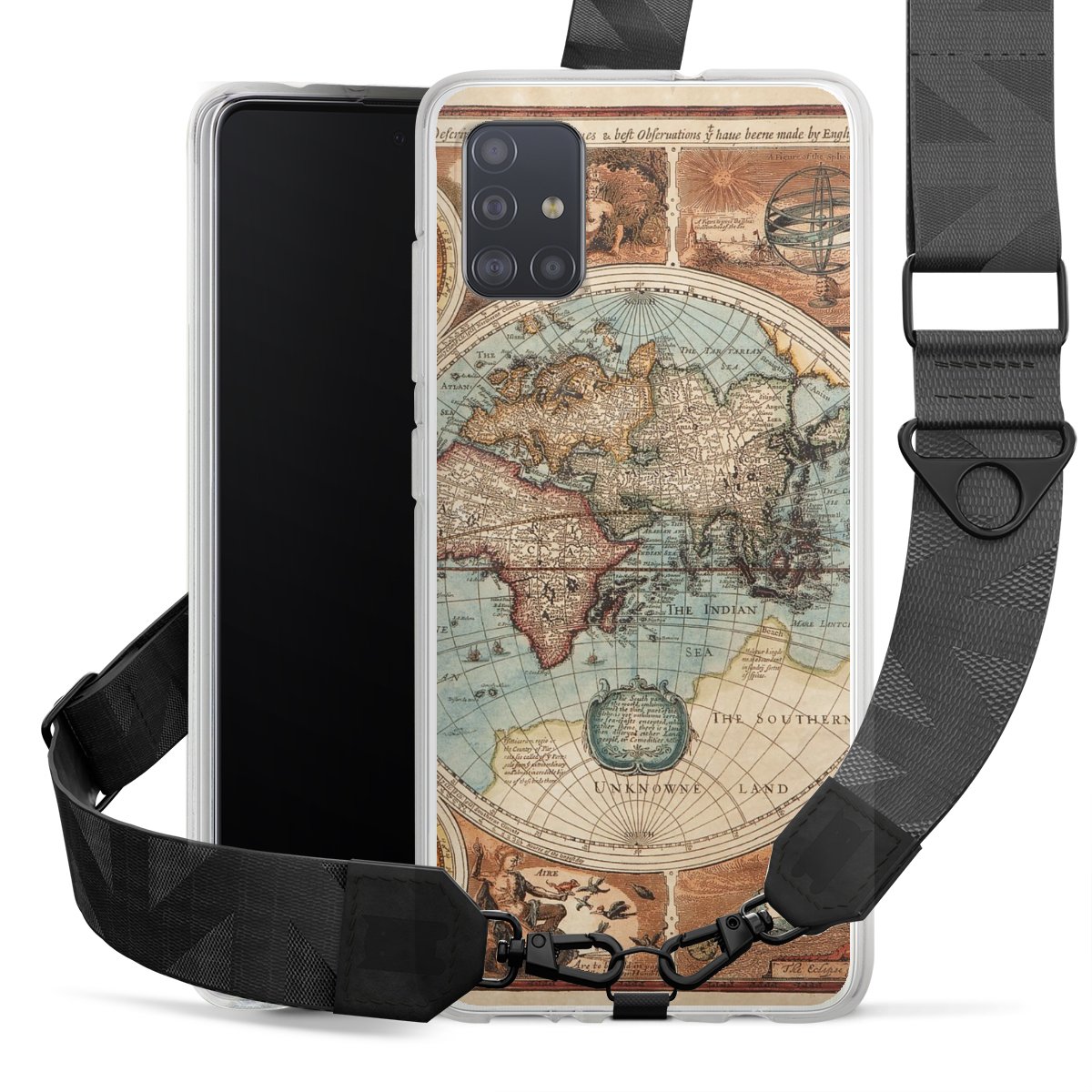Mappa del mondo vintage