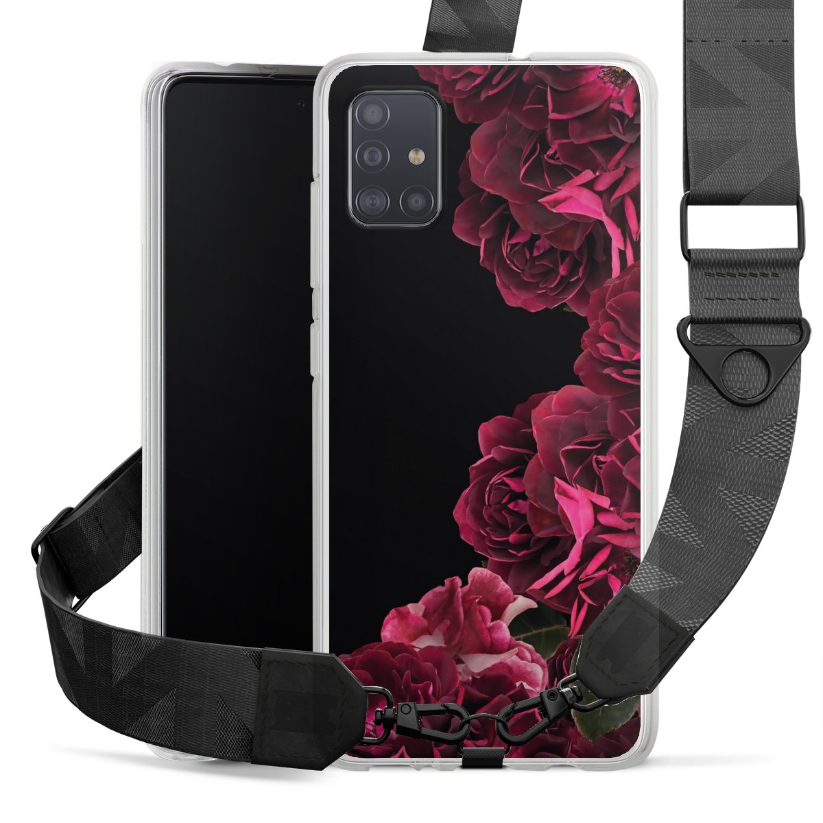 Rose vintage su nero