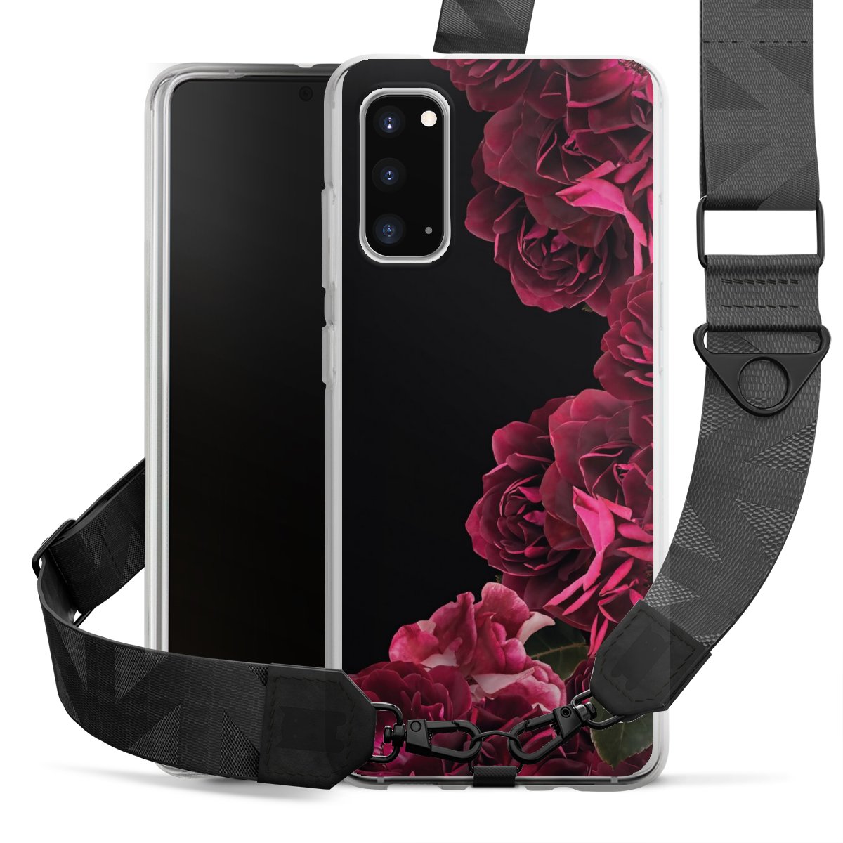 Rose vintage su nero