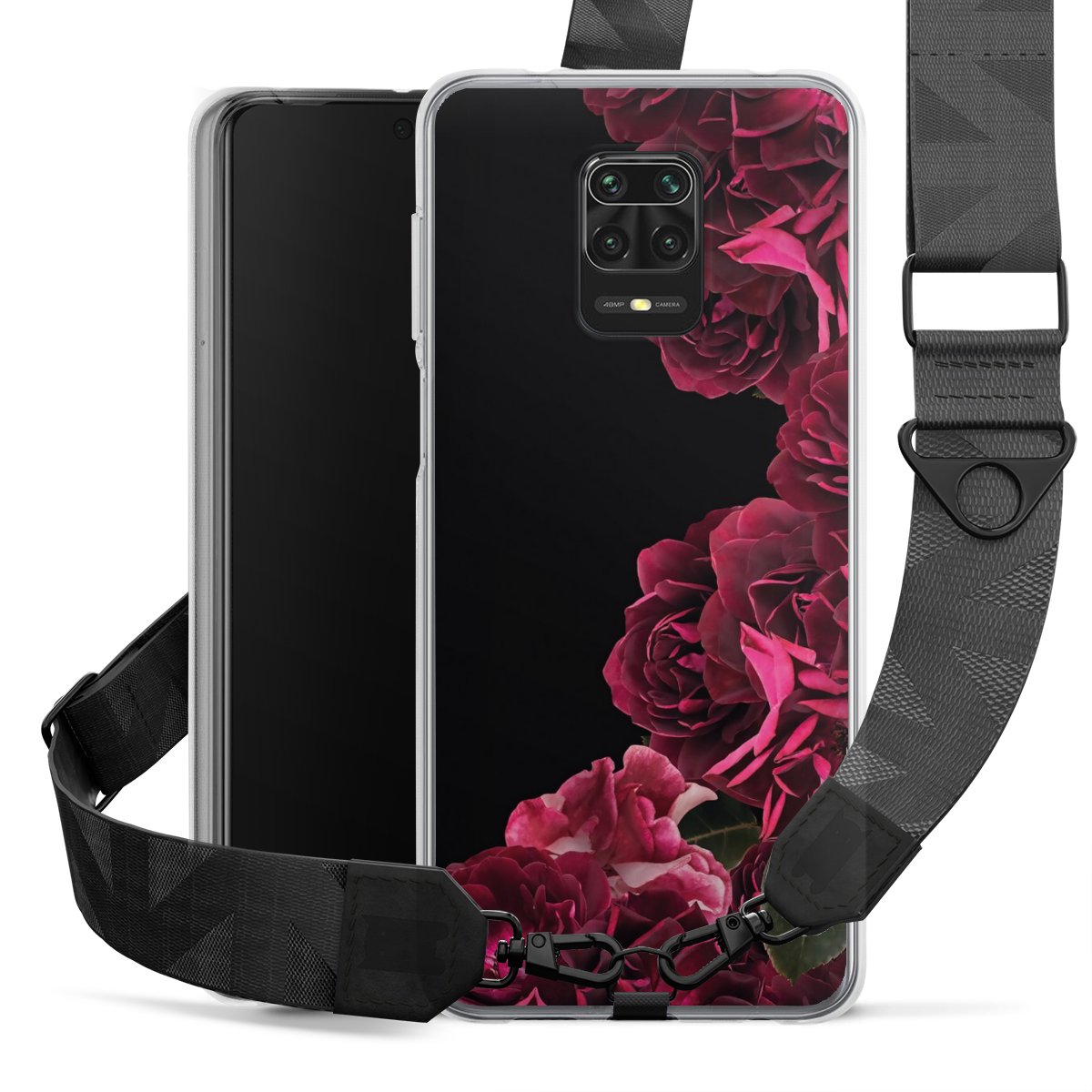 Rose vintage su nero