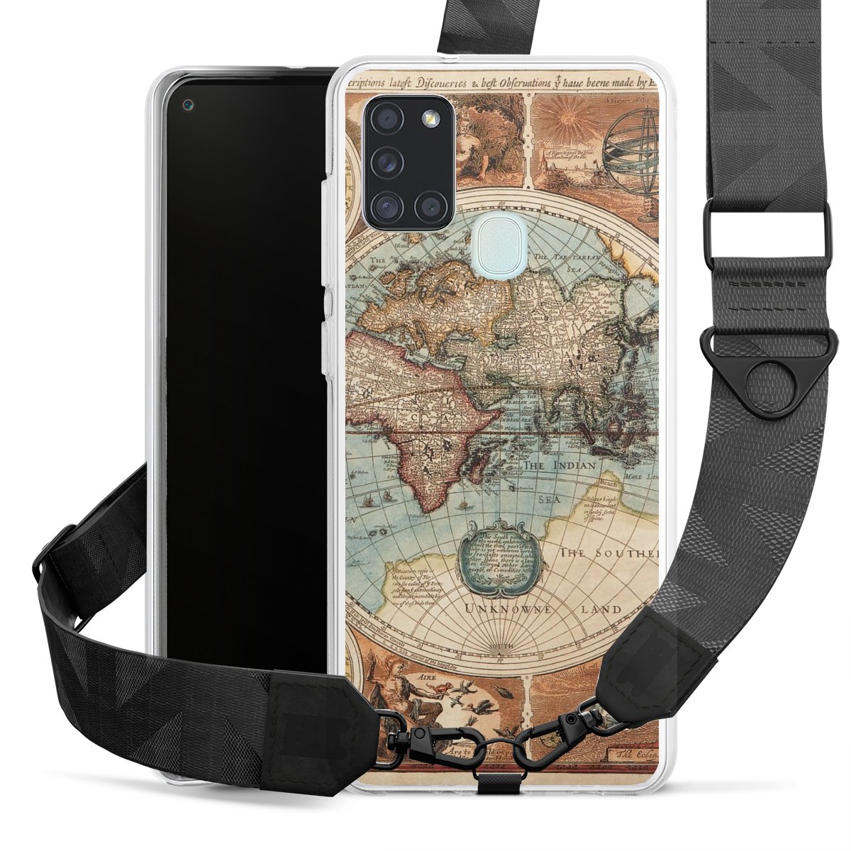 Mappa del mondo vintage