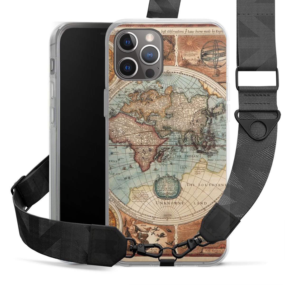 Mappa del mondo vintage