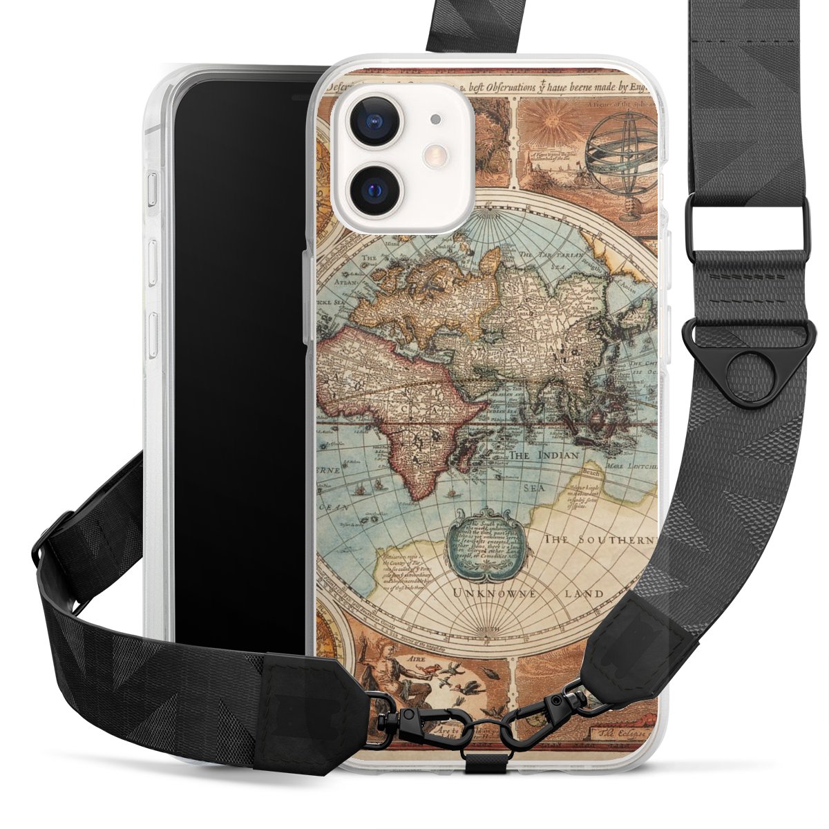 Mappa del mondo vintage