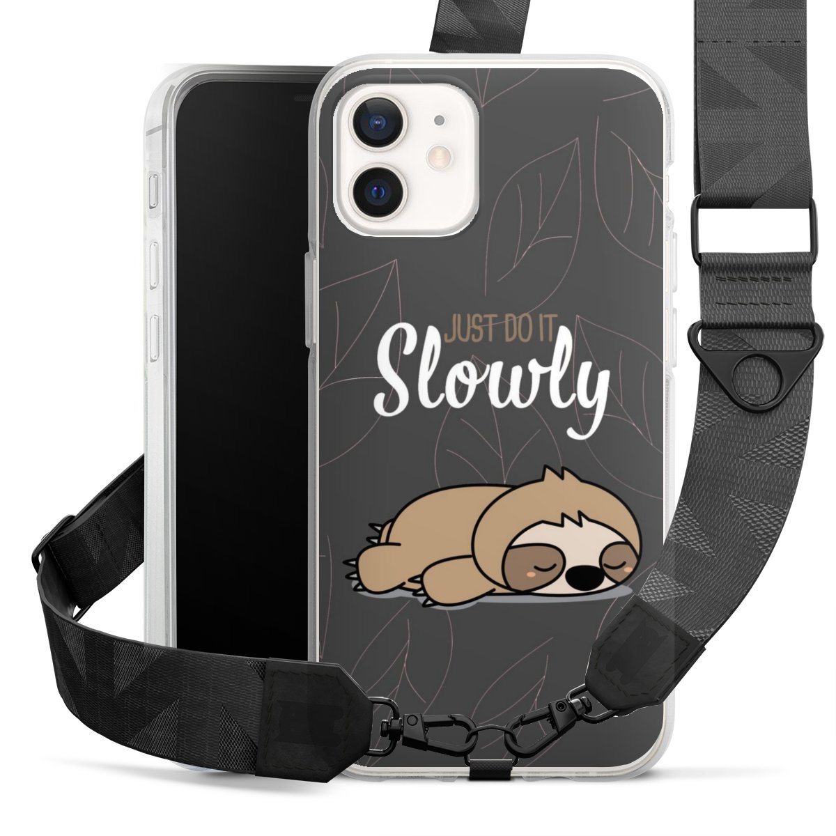 Just Do It Slowly Sloth Grey