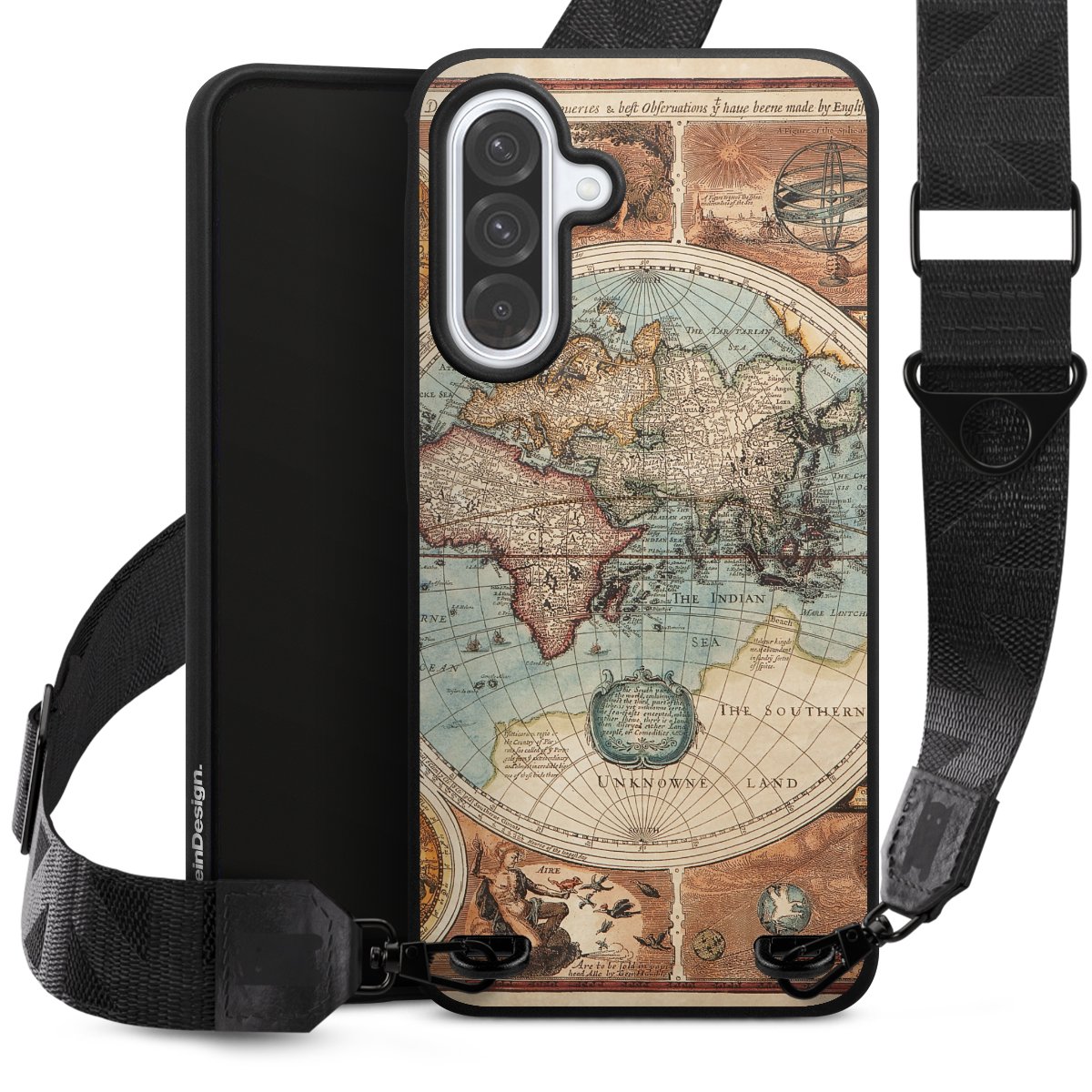 Mappa del mondo vintage