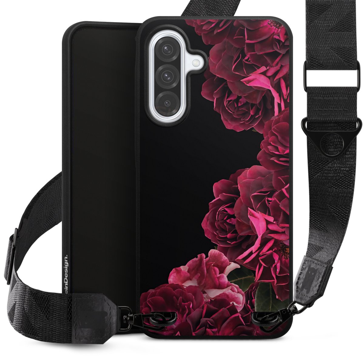 Rose vintage su nero