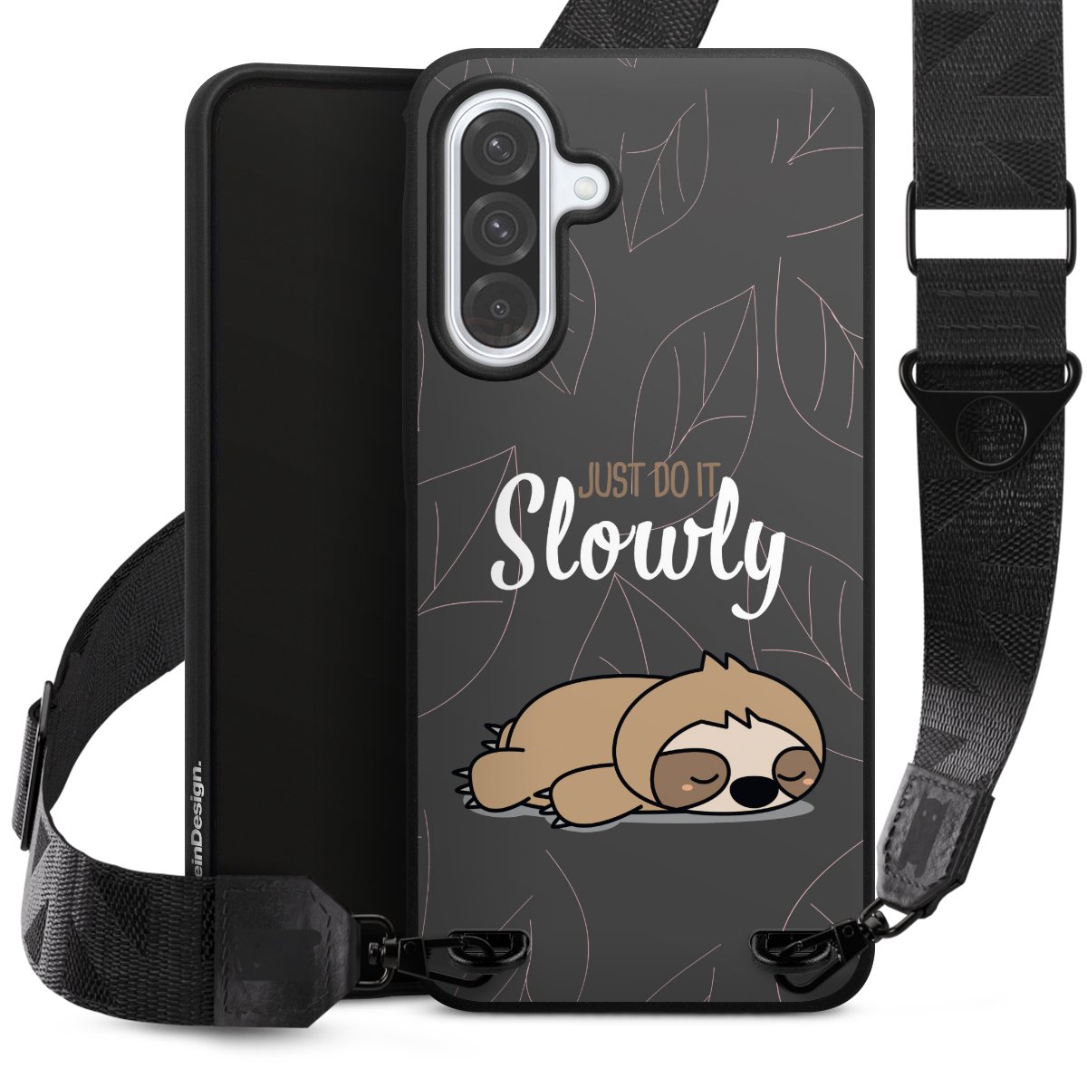 Just Do It Slowly Sloth Grey