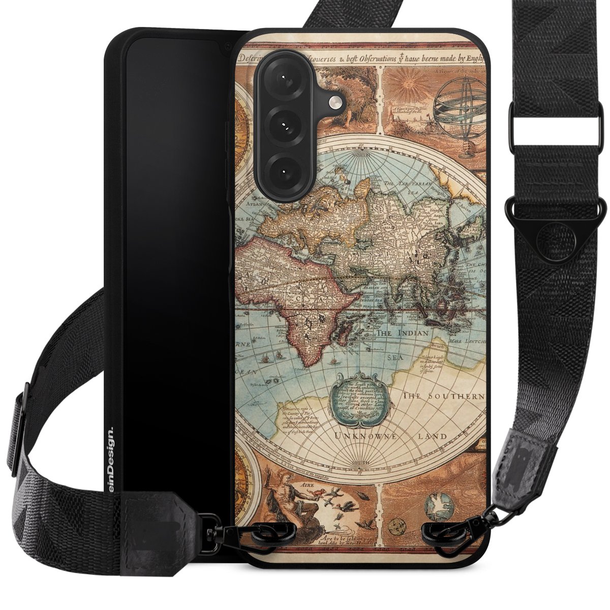 Mappa del mondo vintage