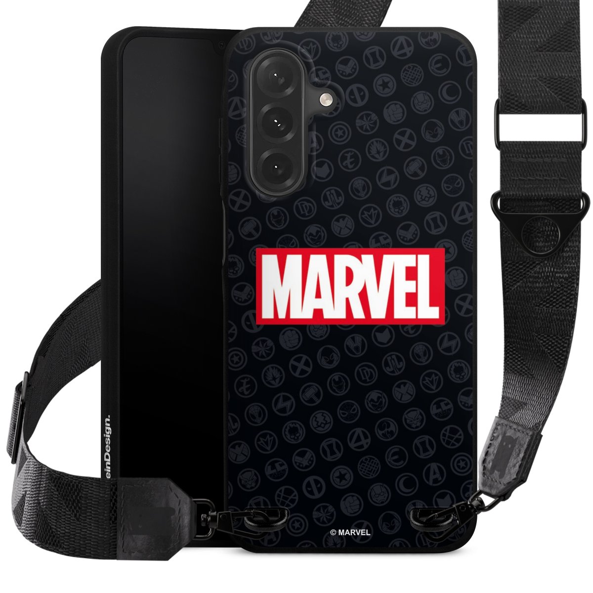 Marvel Logo Black Red 