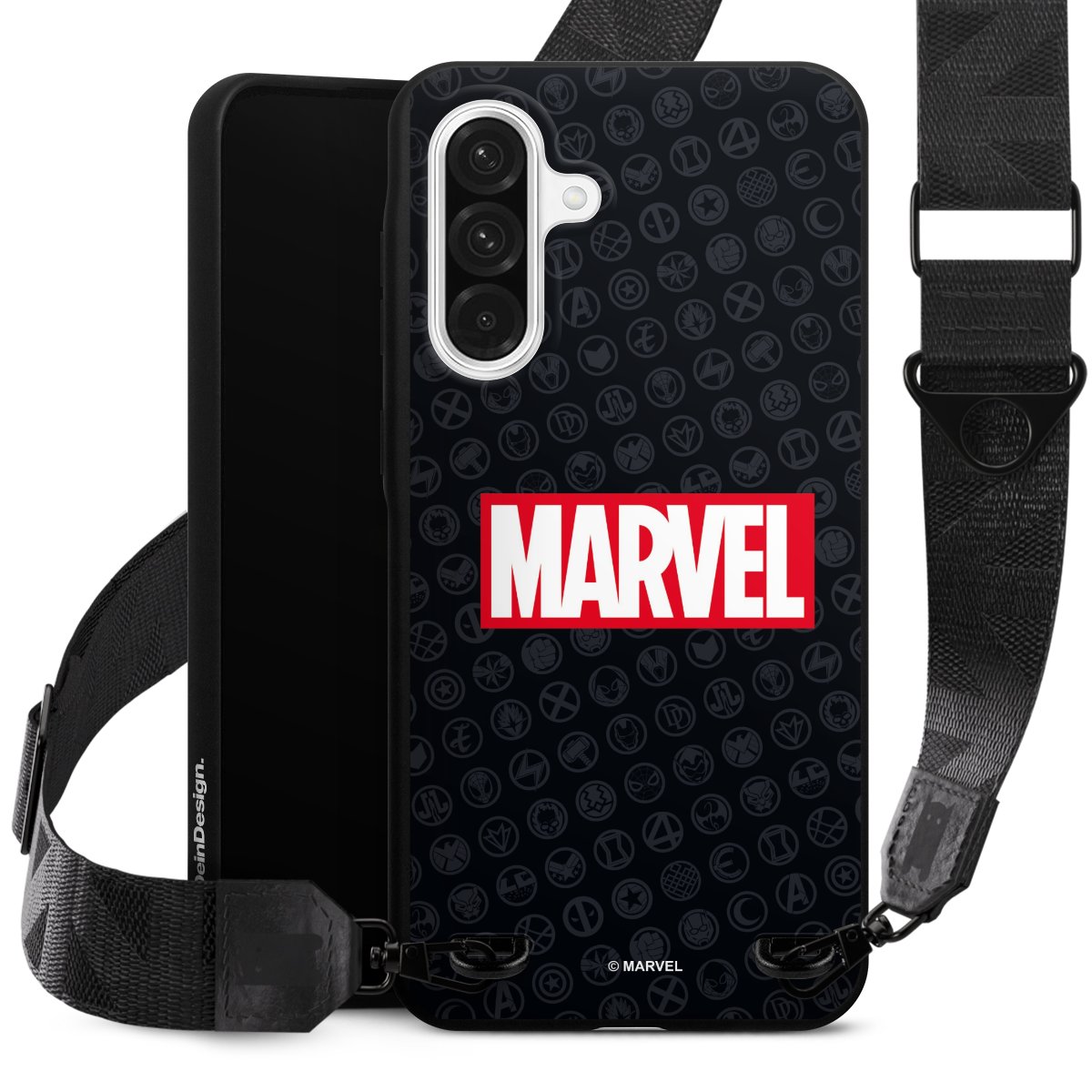 Marvel Logo Black Red 