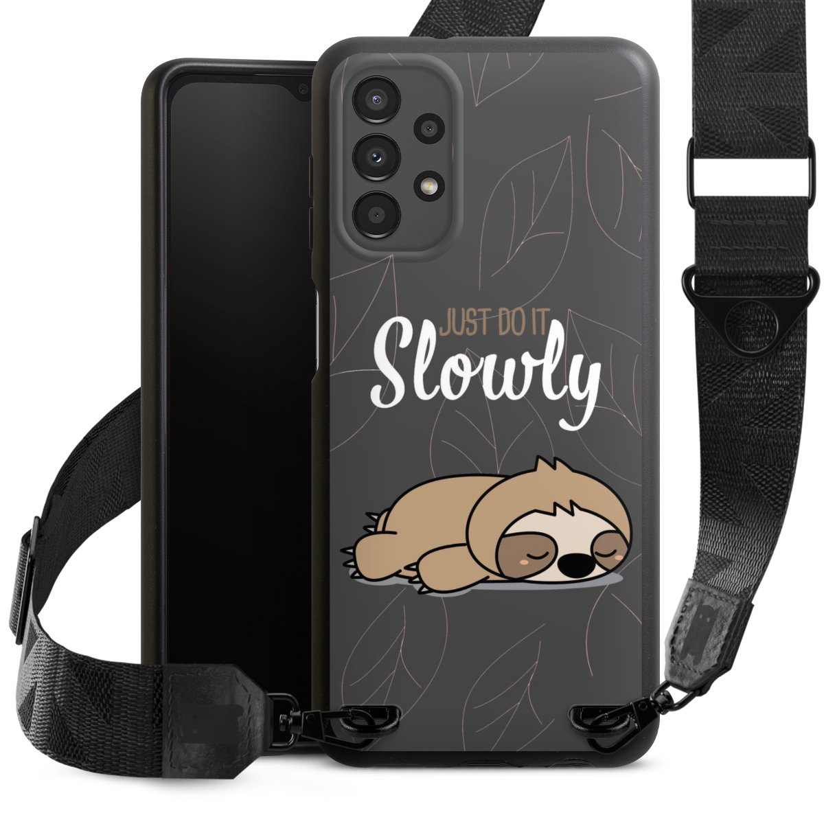Just Do It Slowly Sloth Grey