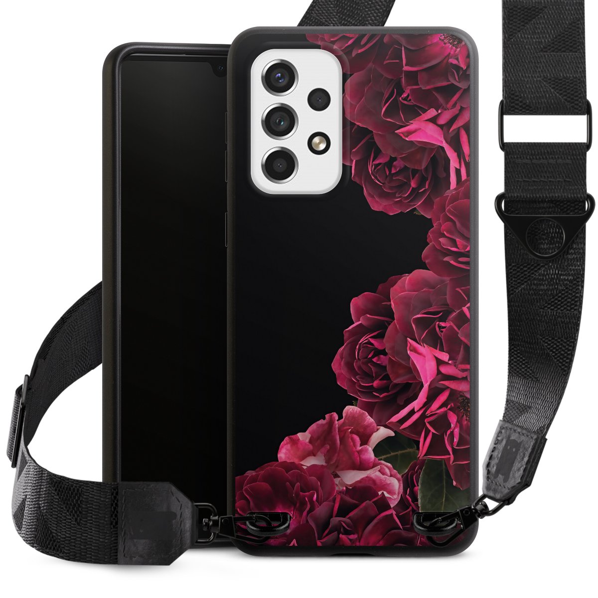 Rose vintage su nero