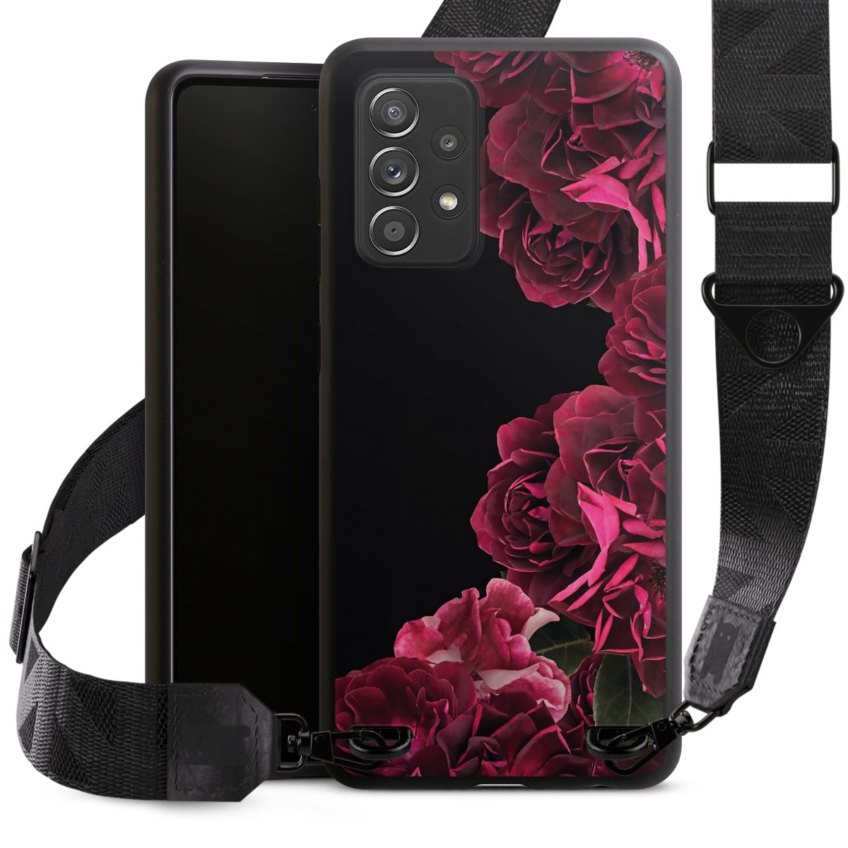 Rose vintage su nero