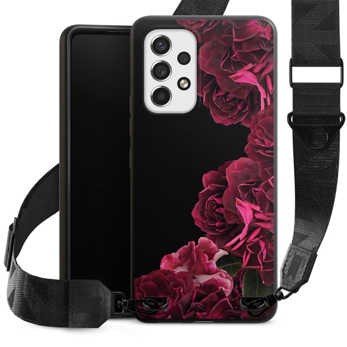 Rose vintage su nero