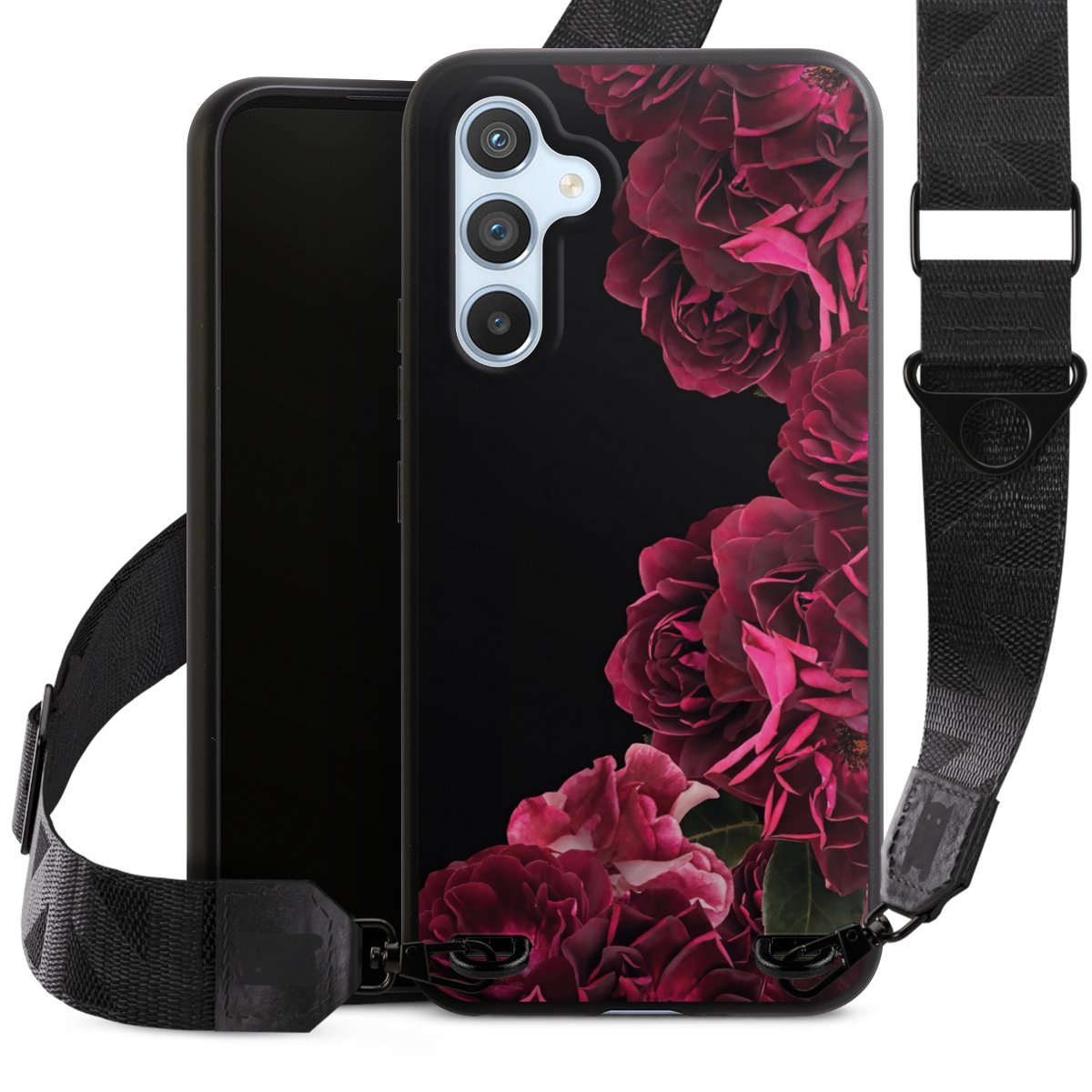 Rose vintage su nero