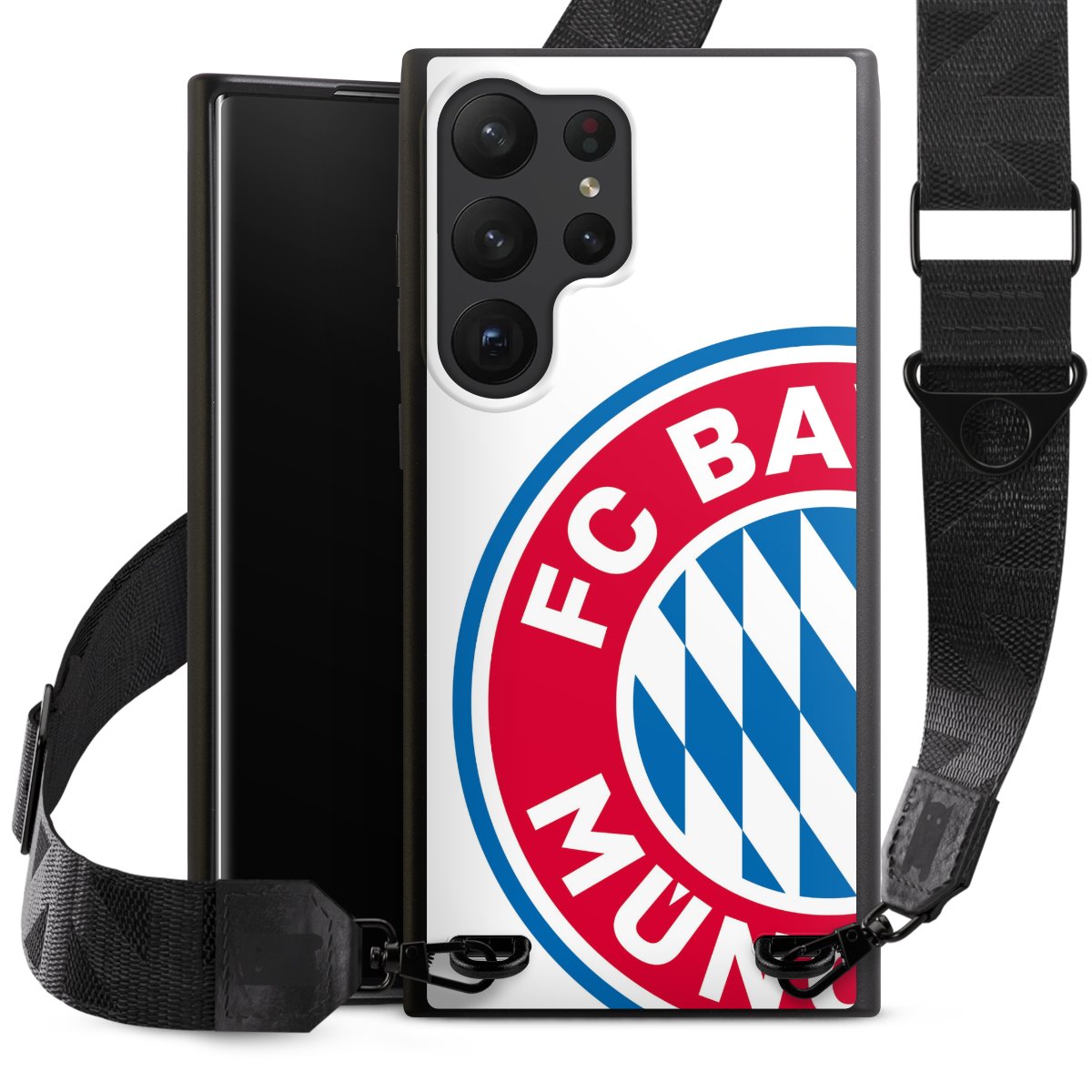 Großes FCB Logo Weiß