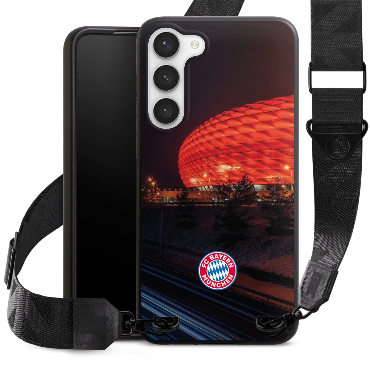 Allianz Arena bei Nacht FCB