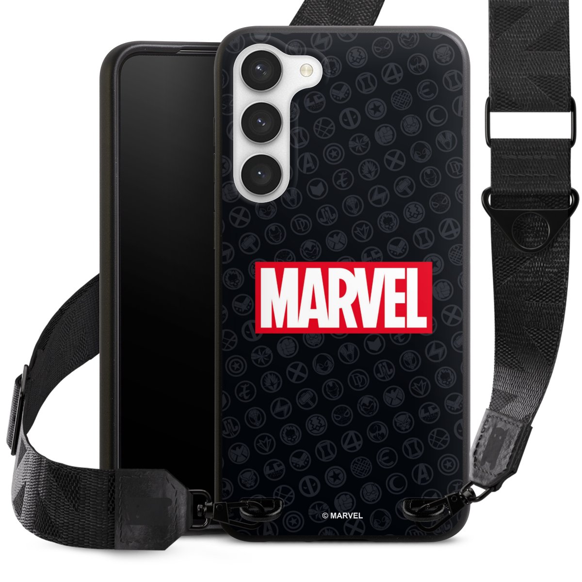 Marvel Logo Black Red 