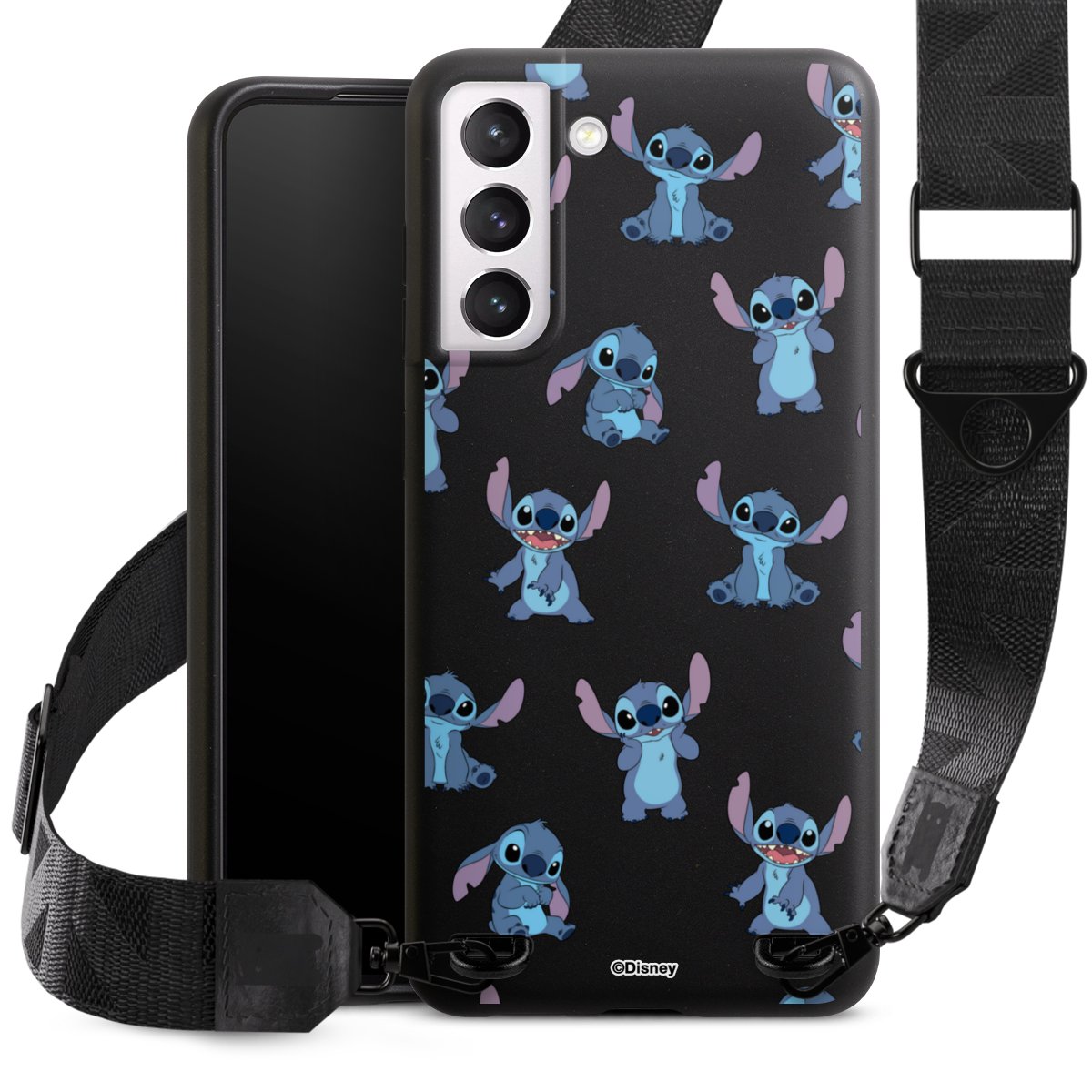 Stitch Faces Pattern Transparent