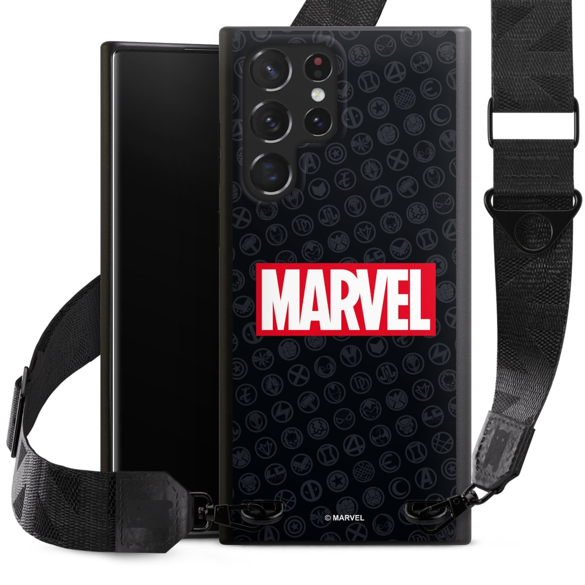 Marvel Logo Black Red 