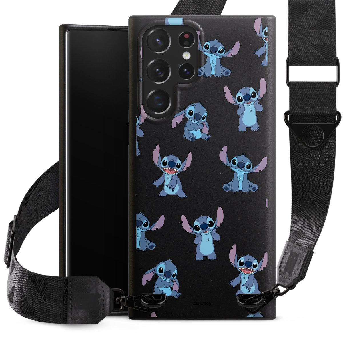 Stitch Faces Pattern Transparent