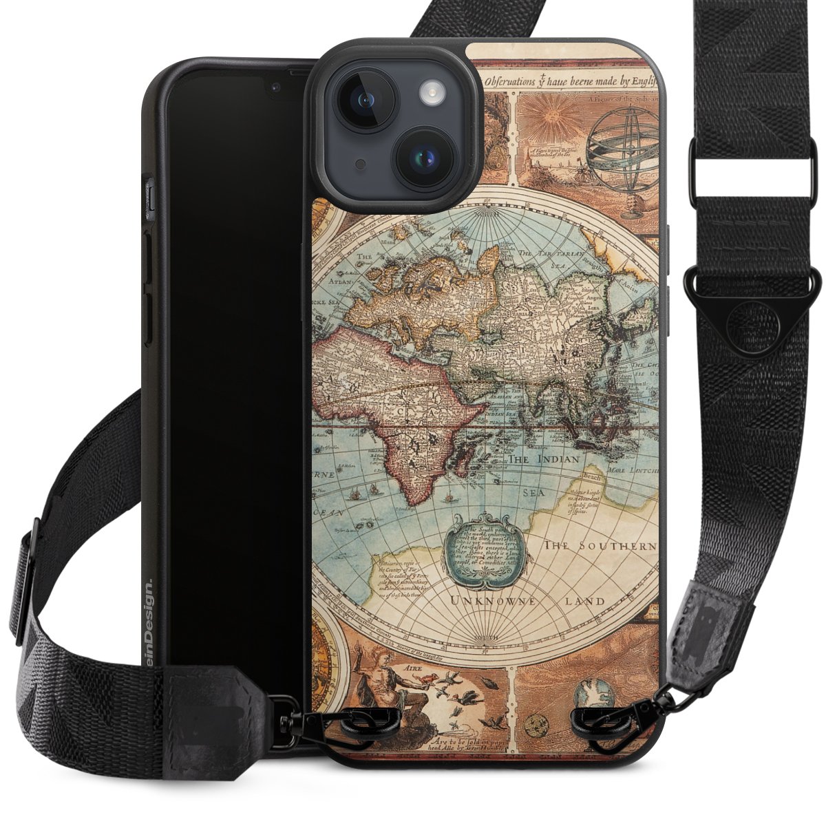 Mappa del mondo vintage