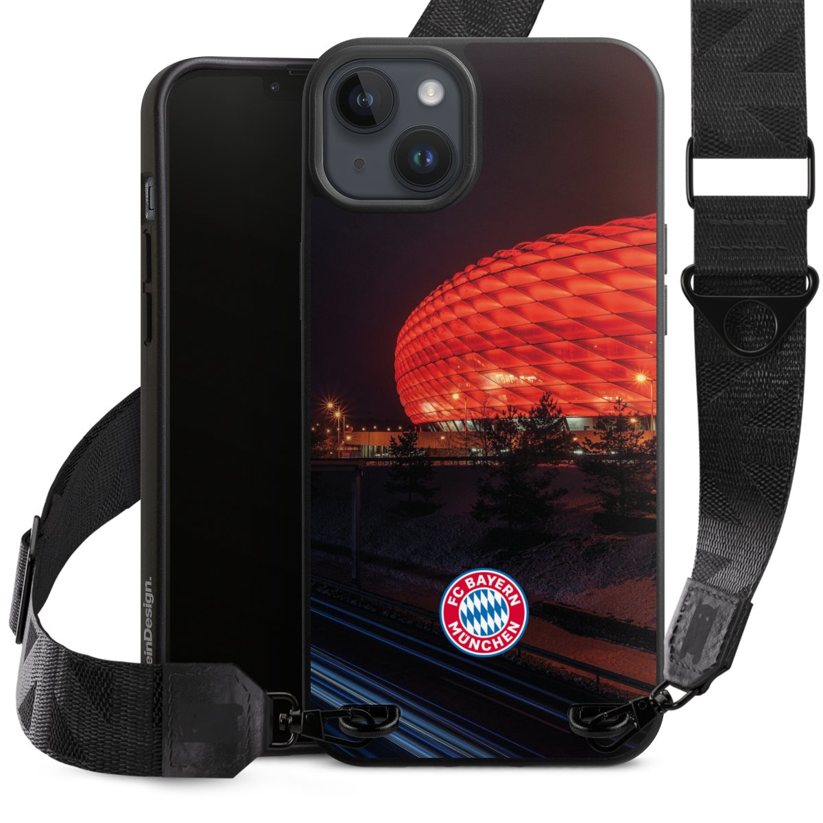 Allianz Arena bei Nacht FCB