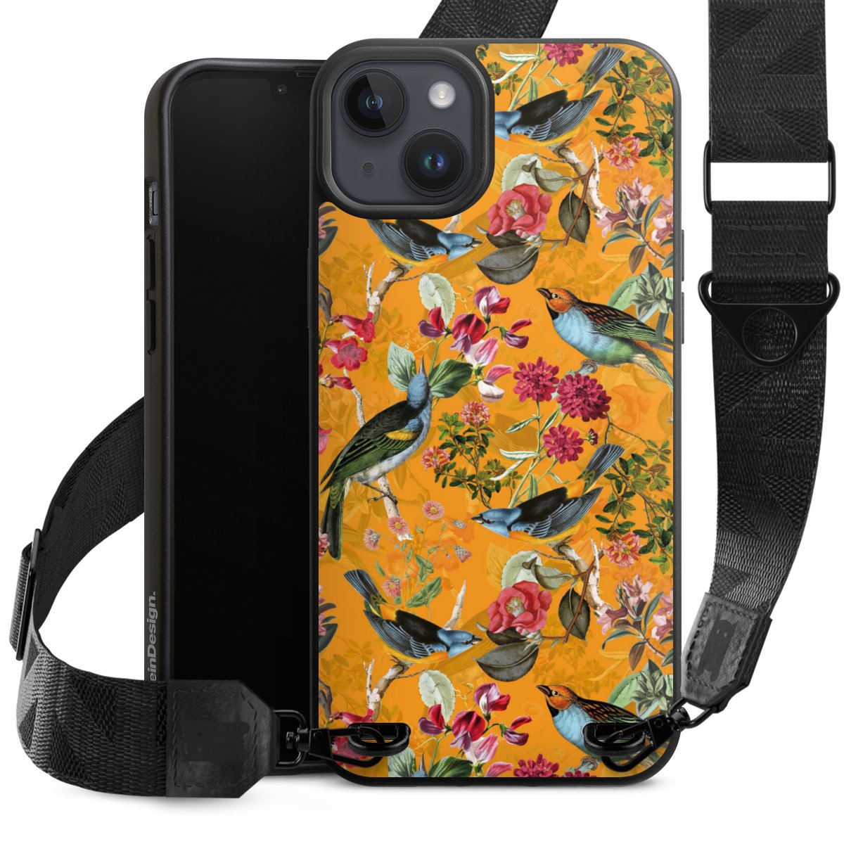 Vogels Bloemen Behang