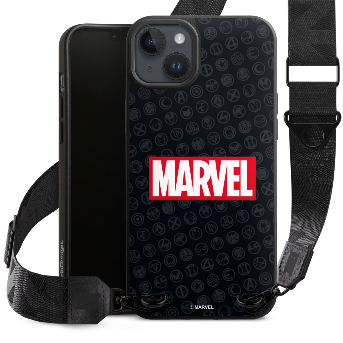 Marvel Logo Zwart Rood