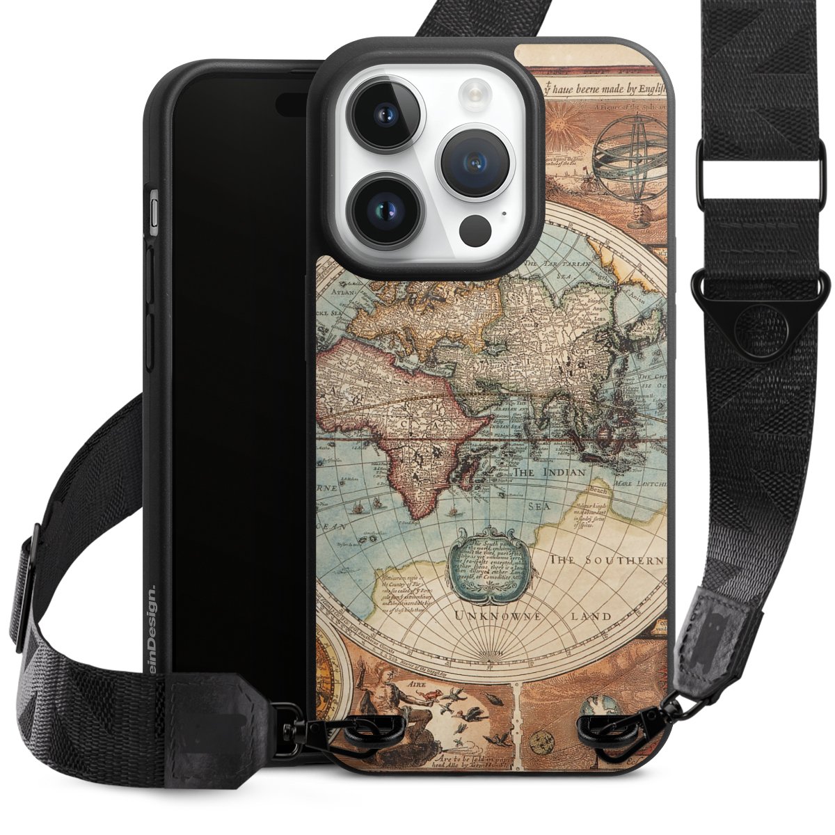 Mappa del mondo vintage